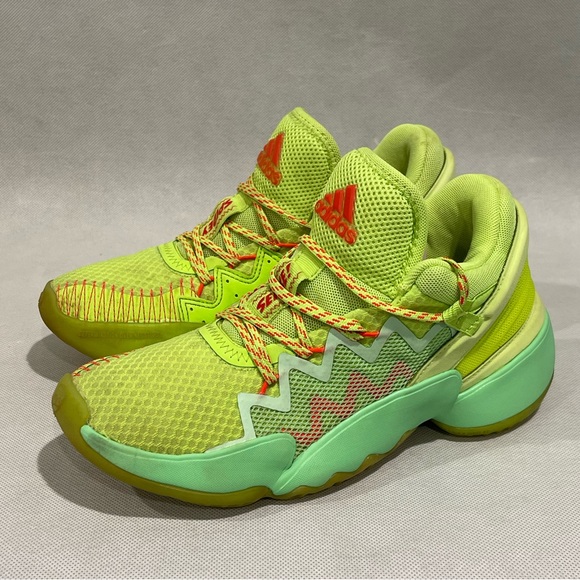 Adidas D.O.N Issue #2 Marvel Spidey Sense Shoes - Size 4 - Picture 3 of 8